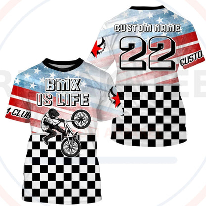 RemakeTee Custom Vintage Retro BMX Racing Jersey 846