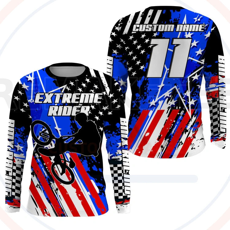 RemakeTee Custom Vintage Retro BMX Racing Jersey 850