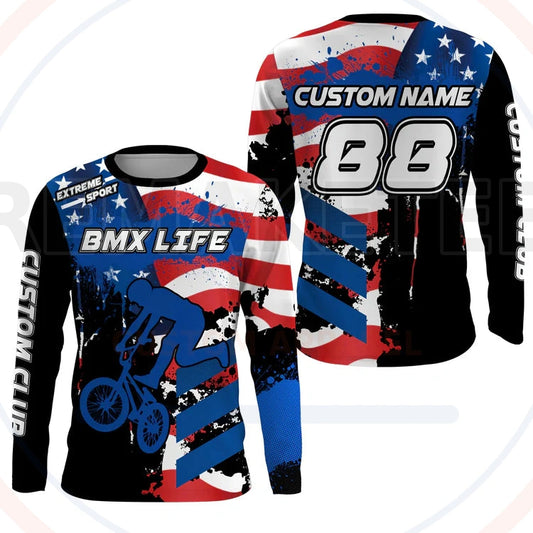 RemakeTee Custom Vintage Retro BMX Racing Jersey 851