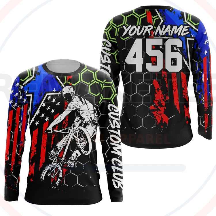 RemakeTee Custom Vintage Retro BMX Racing Jersey 854