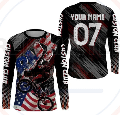 RemakeTee Custom Vintage Retro BMX Racing Jersey 857