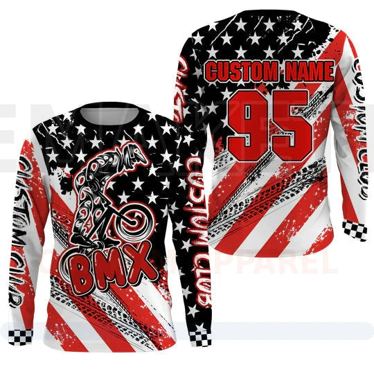 RemakeTee Custom Vintage Retro BMX Racing Jersey 862