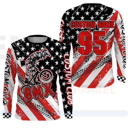 RemakeTee Custom Vintage Retro BMX Racing Jersey 862