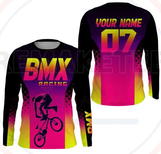 RemakeTee Custom Vintage Retro BMX Racing Jersey 865