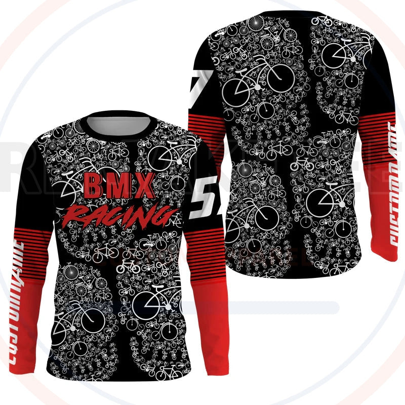 RemakeTee Custom Vintage Retro BMX Racing Jersey 866