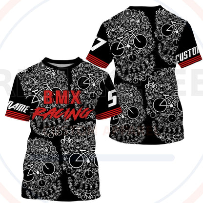 RemakeTee Custom Vintage Retro BMX Racing Jersey 866