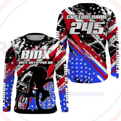 RemakeTee Custom Vintage Retro BMX Racing Jersey 867