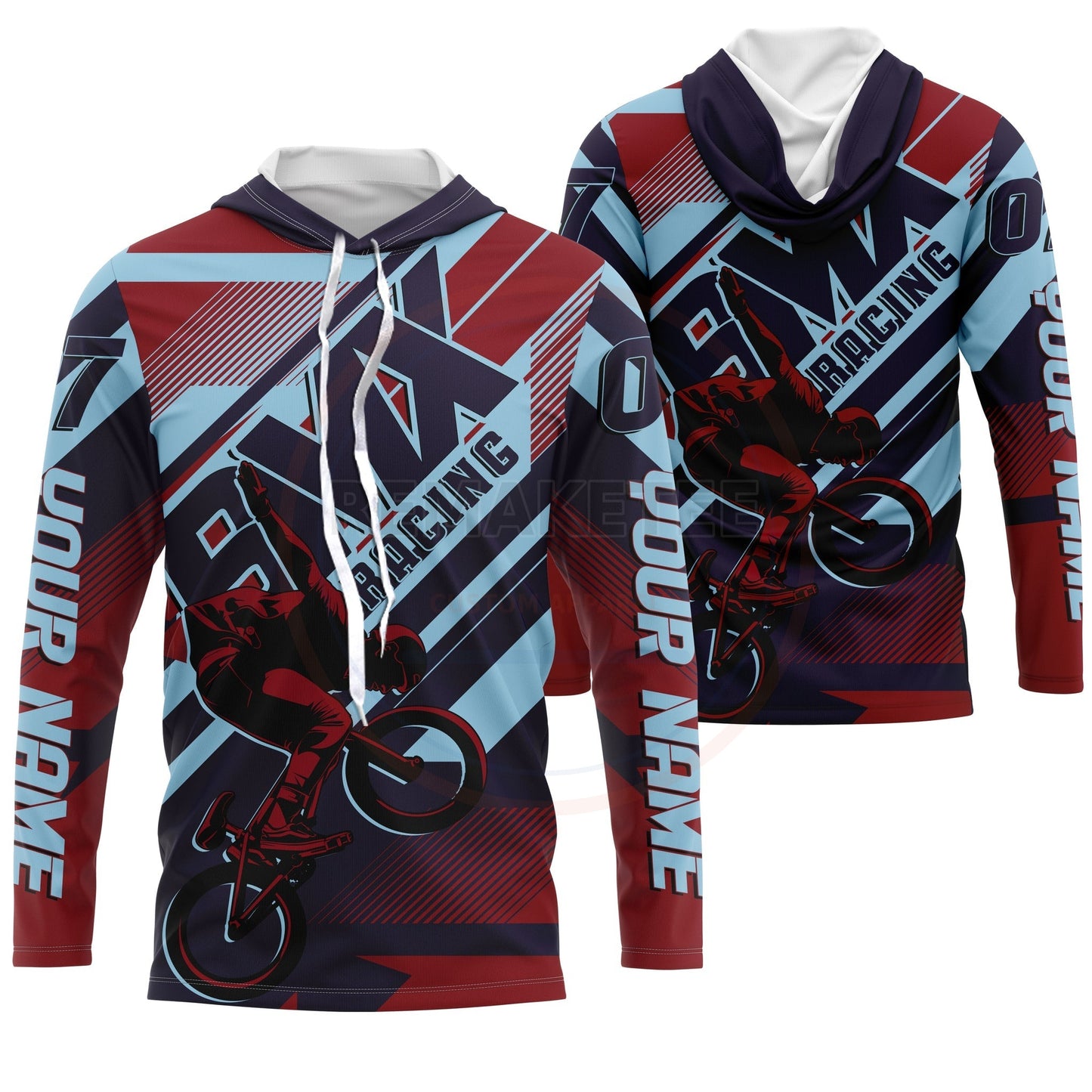 RemakeTee Custom Vintage Retro BMX Racing Jersey 869