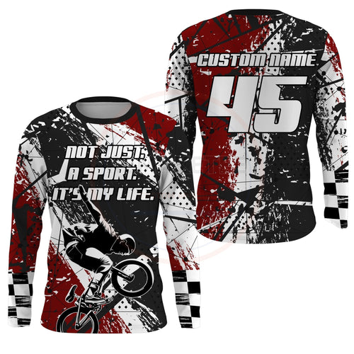 RemakeTee Custom Vintage Retro BMX Racing Jersey 870