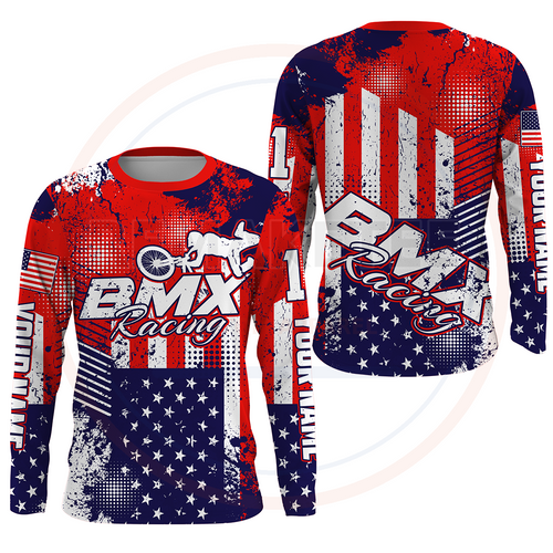 RemakeTee Custom Vintage Retro BMX Racing Jersey 871
