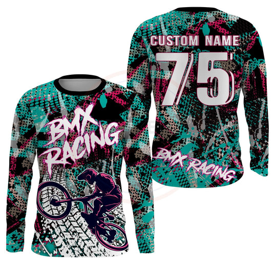 RemakeTee Custom Vintage Retro BMX Racing Jersey 874