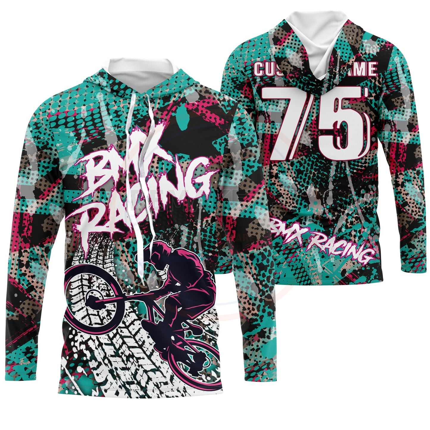 RemakeTee Custom Vintage Retro BMX Racing Jersey 874