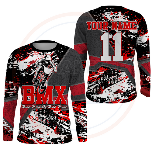 RemakeTee Custom Vintage Retro BMX Racing Jersey 882