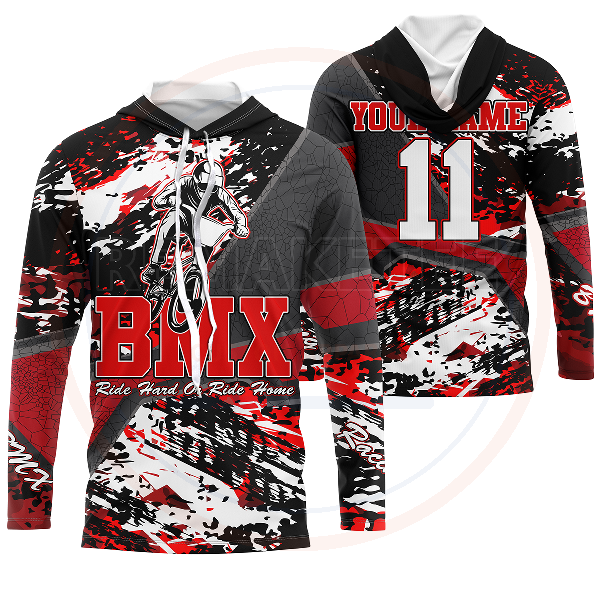 RemakeTee Custom Vintage Retro BMX Racing Jersey 882