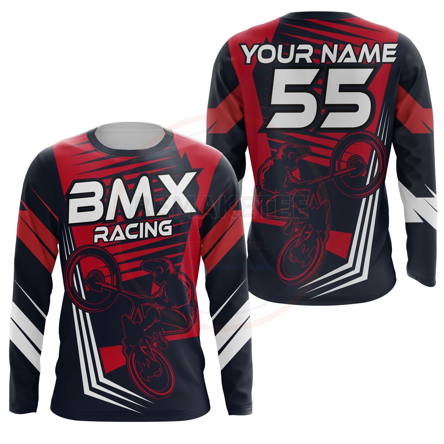 RemakeTee Custom Vintage Retro BMX Racing Jersey 884