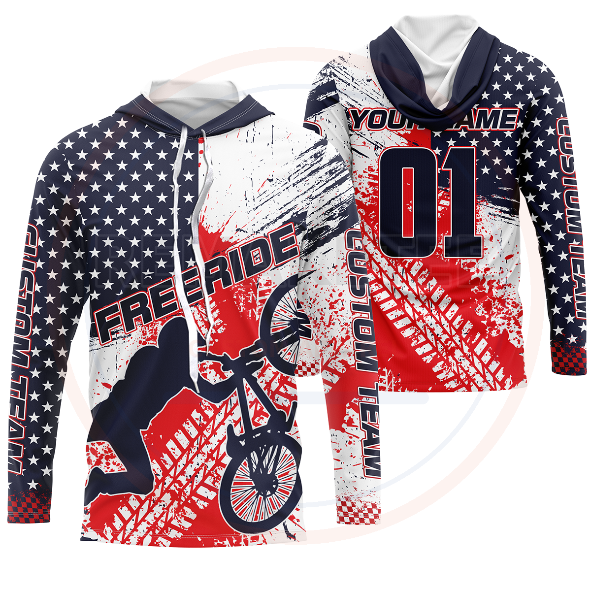 RemakeTee Custom Vintage Retro BMX Racing Jersey 889