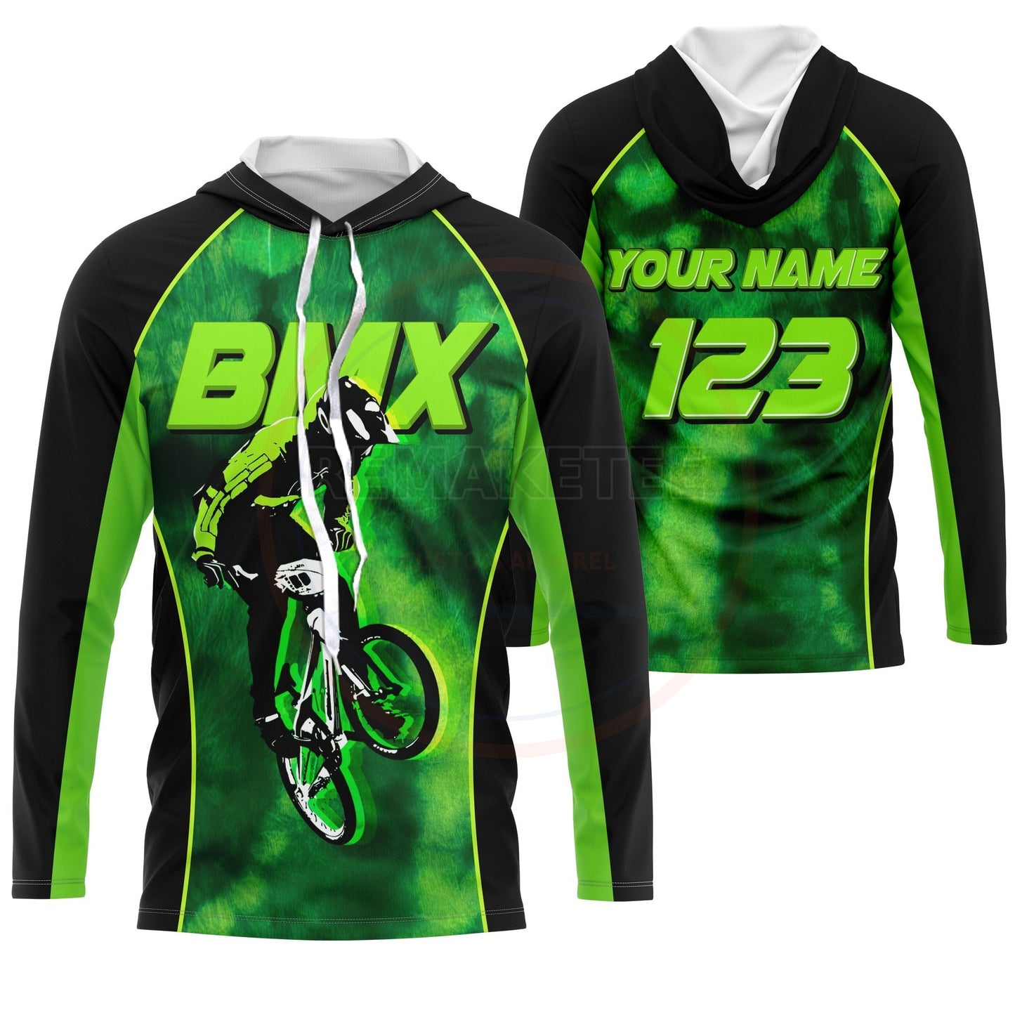 RemakeTee Custom Vintage Retro BMX Racing Jersey 890