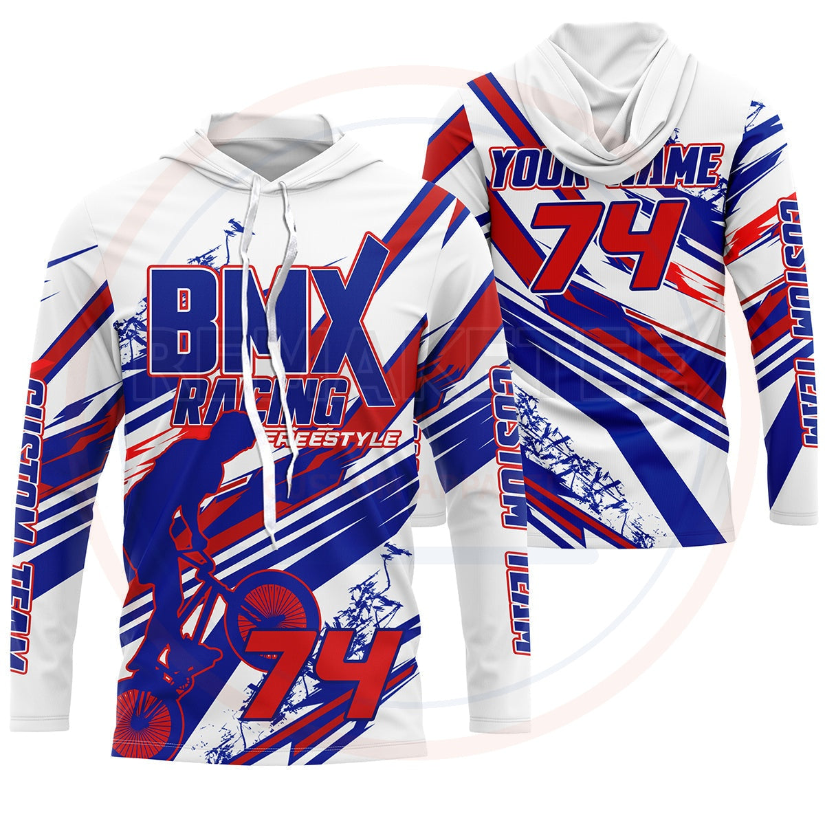 RemakeTee Custom Vintage Retro BMX Racing Jersey 896
