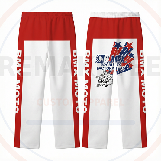 RemakeTee Custom Vintage Retro BMX Racing Long Pants 029