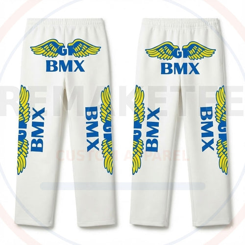 RemakeTee Custom Vintage Retro BMX Racing Long Pants 038