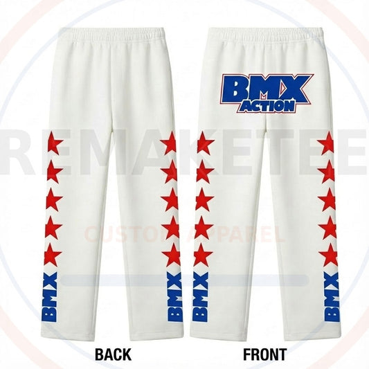 RemakeTee Custom Vintage Retro BMX Racing Long Pants 058