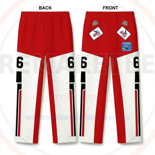 RemakeTee Custom Vintage Retro BMX Racing Long Pants 079