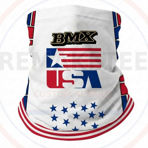 RemakeTee Custom Vintage Retro BMX Racing Neck Gaiter 075