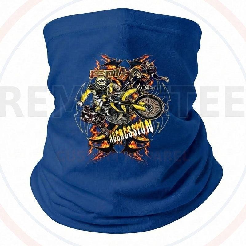 RemakeTee Custom Vintage Retro BMX Racing Neck Gaiter 121