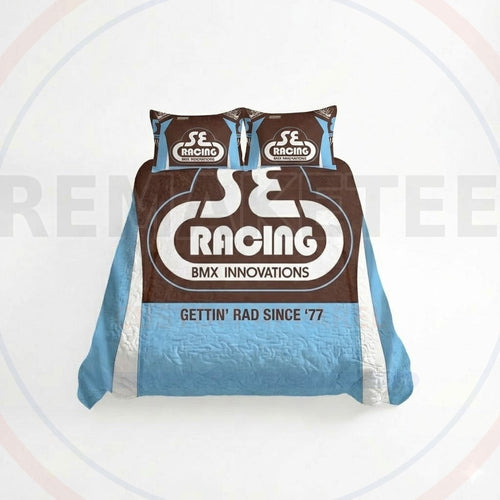 RemakeTee Custom Vintage Retro BMX Racing Quilted Bedding Sets 013