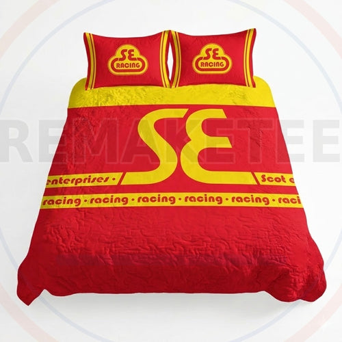 RemakeTee Custom Vintage Retro BMX Racing Quilted Bedding Sets 021
