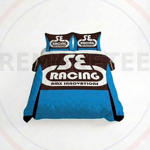 RemakeTee Custom Vintage Retro BMX Racing Quilted Bedding Sets 036