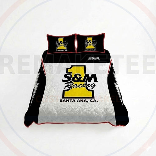 RemakeTee Custom Vintage Retro BMX Racing Quilted Bedding Sets 049