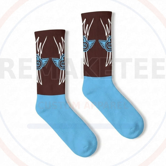 RemakeTee Custom Vintage Retro BMX Racing Socks 002
