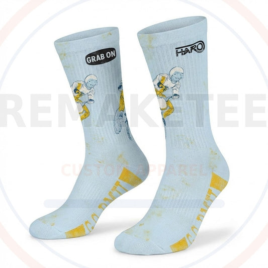 RemakeTee Custom Vintage Retro BMX Racing Socks 047
