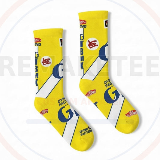 RemakeTee Custom Vintage Retro BMX Racing Socks 050