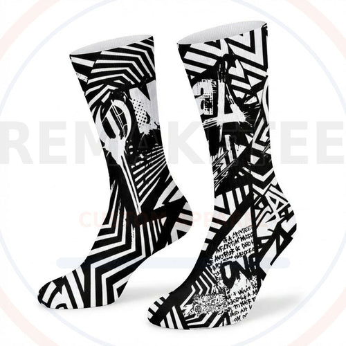 RemakeTee Custom Vintage Retro BMX Racing Socks 059