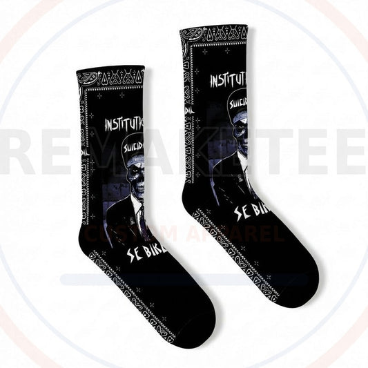 RemakeTee Custom Vintage Retro BMX Racing Socks 060