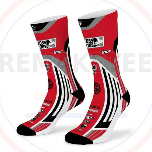 RemakeTee Custom Vintage Retro BMX Racing Socks 078