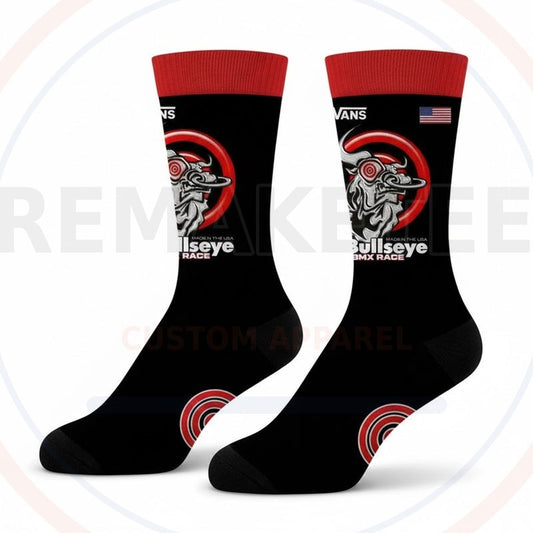 RemakeTee Custom Vintage Retro BMX Racing Socks 092