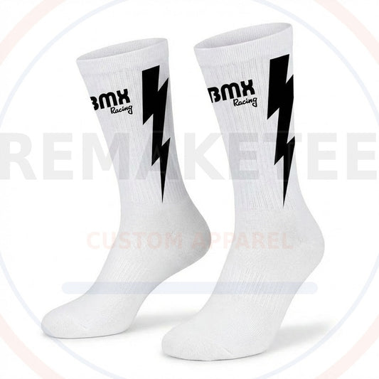 RemakeTee Custom Vintage Retro BMX Racing Socks 095