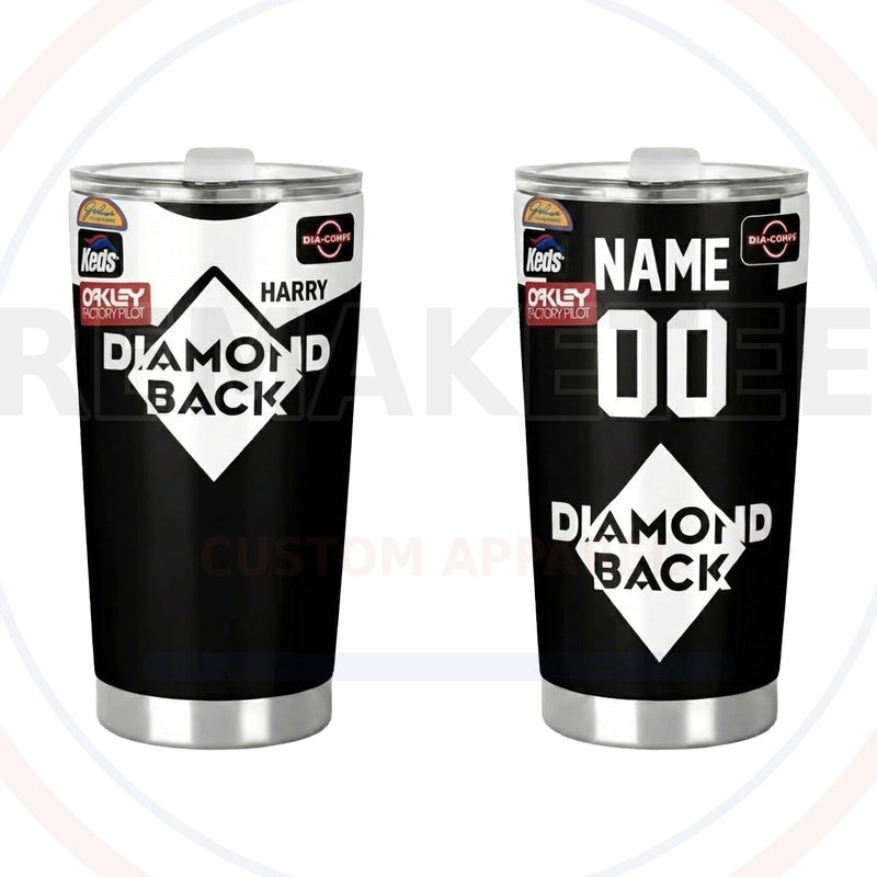 RemakeTee Custom Vintage Retro BMX Racing Tumbler Cup 028