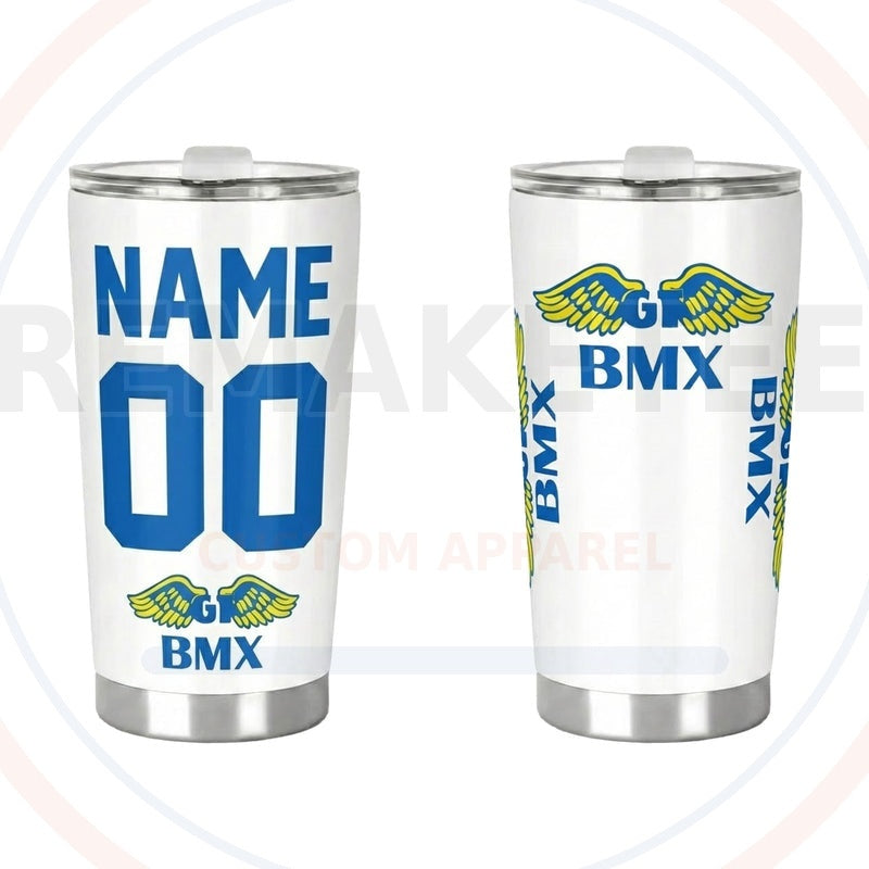 RemakeTee Custom Vintage Retro BMX Racing Tumbler Cup 030