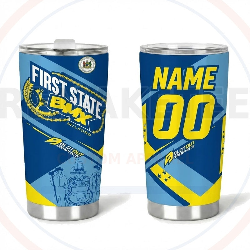 RemakeTee Custom Vintage Retro BMX Racing Tumbler Cup 082