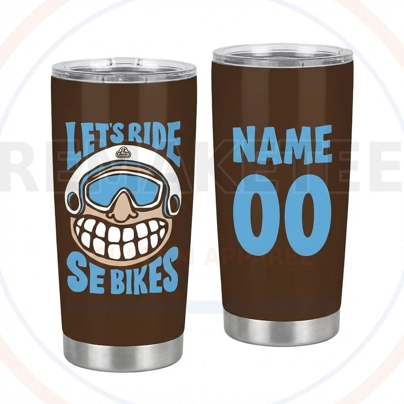 RemakeTee Custom Vintage Retro BMX Racing Tumbler Cup 093