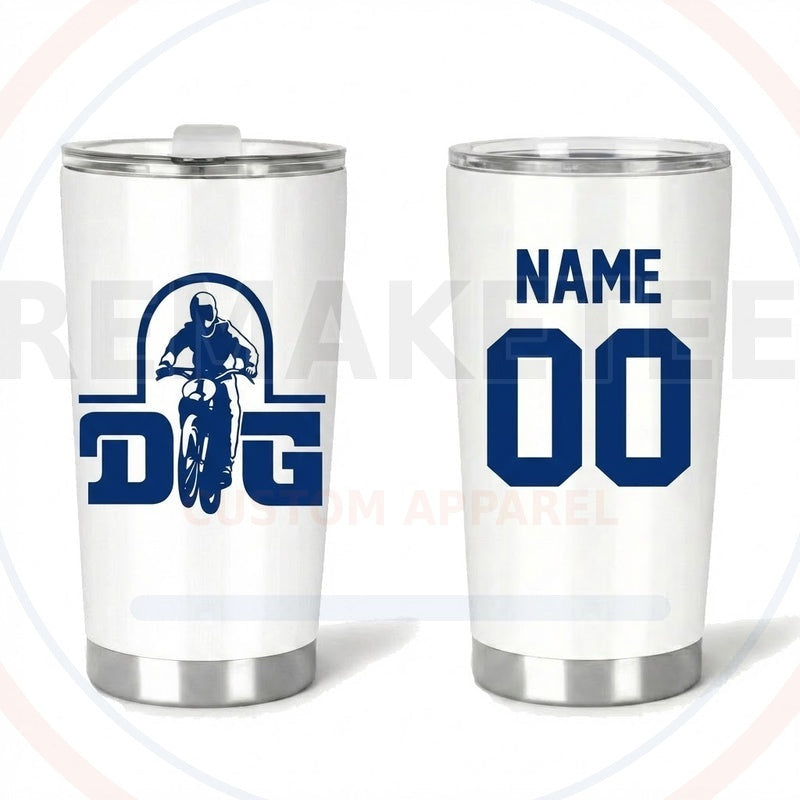 RemakeTee Custom Vintage Retro BMX Racing Tumbler Cup 129