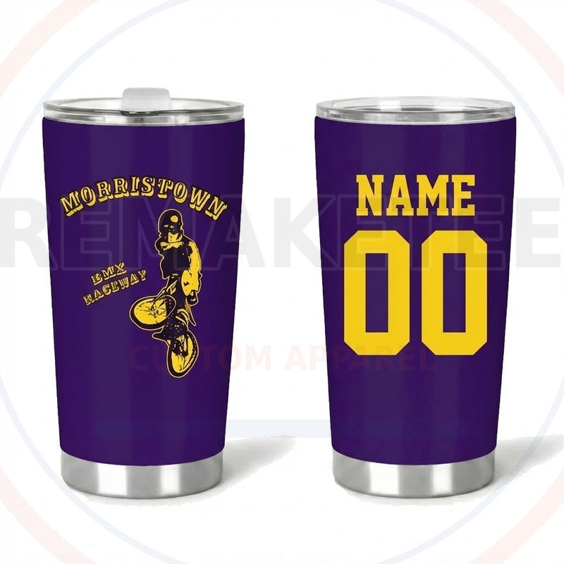RemakeTee Custom Vintage Retro BMX Racing Tumbler Cup 141
