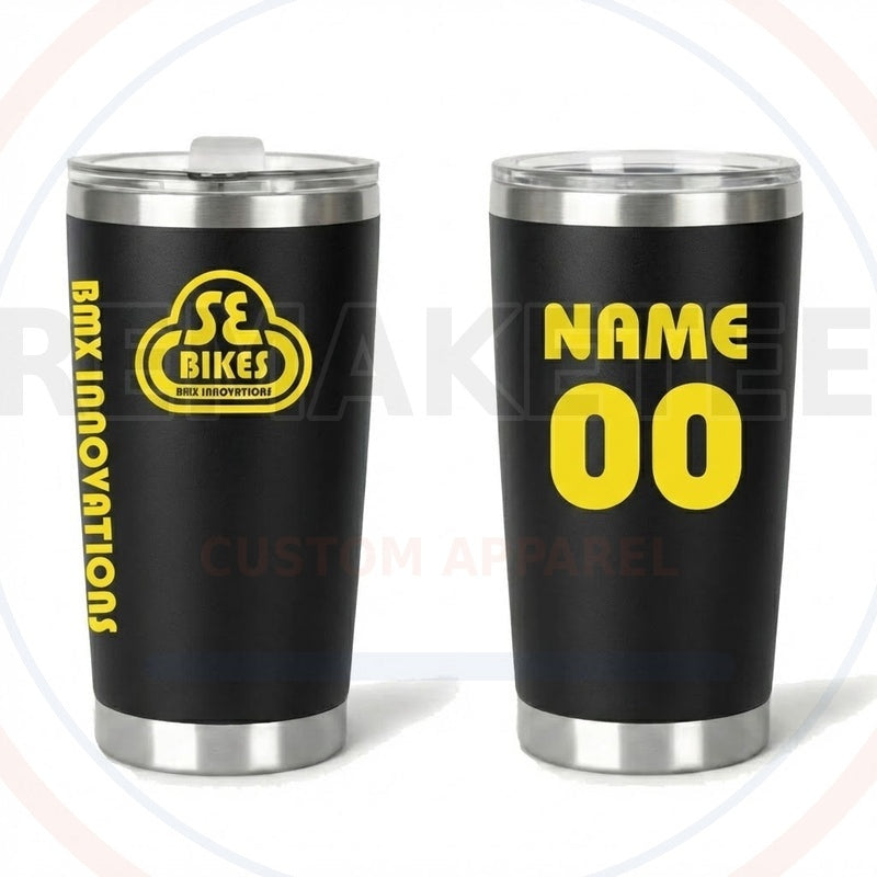 RemakeTee Custom Vintage Retro BMX Racing Tumbler Cup 149