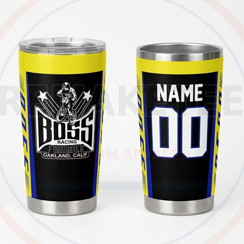 RemakeTee Custom Vintage Retro BMX Racing Tumbler Cup 156