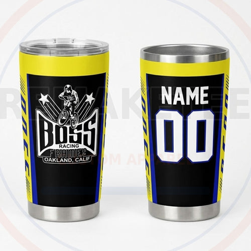 RemakeTee Custom Vintage Retro BMX Racing Tumbler Cup 156