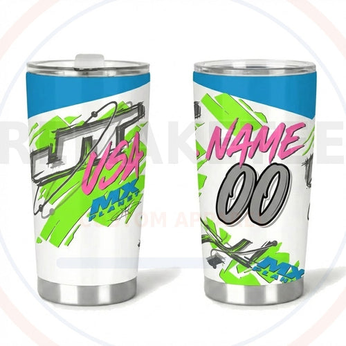 RemakeTee Custom Vintage Retro BMX Racing Tumbler Cup 165